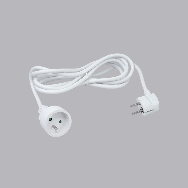 F2-1C Francuski produžni kabel s kutnim utikačem